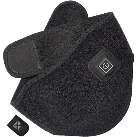 USB elektrisk nakkevarmeplade med tre varmeindstillinger og justerbar lukning Varmeterapi til stive muskler efter sport, kolde dage og kvinder og