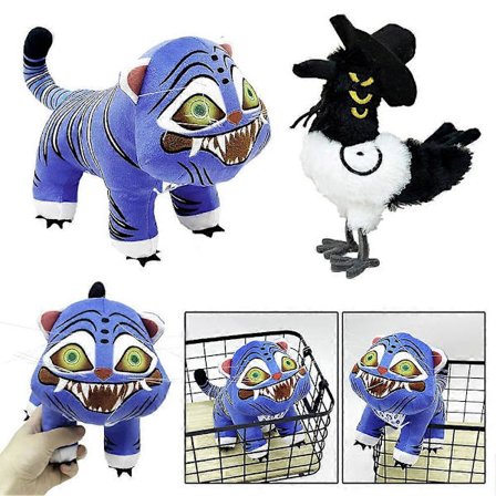 Derpy Tiger Plysch Demon Hunters Derpy Tiger Plyschleksak Tiger Gosedjur Present (LGL)