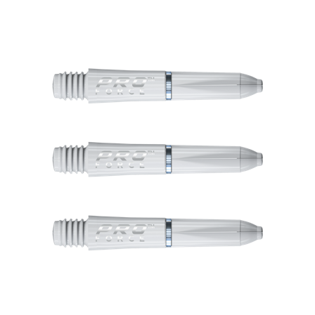 Winmau Pro Force Shafts | Winmau Extra Short / White