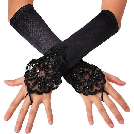 Spidses Handsker Lange Handsker Punk Handsker Til Halloween Fest Kostume Tilbehør Aftenfest