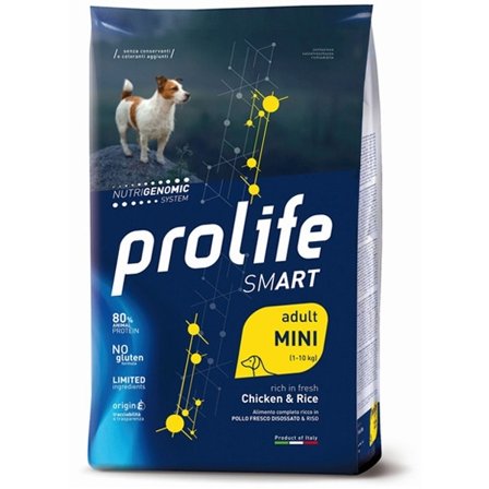 Prolife Dog Smart Chicken & Rice Cibo Secco Per Cani Adulti