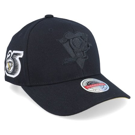 Mitchell & Ness - NHL Schwarz adjustable Cap - Pittsburgh Penguins NHL Anniversary Patch Black Adjustable @ Hatstore