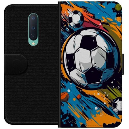 Plånboksfodral till OnePlus 8 med Fotbollar