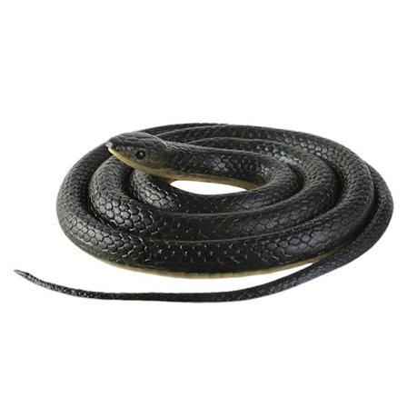 Stor Gummi Slange Legetøj Have Gummi Slanger Realistisk Trick Legetøj Fest Spøg Legetøj