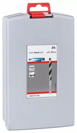 Bosch HSS PointTeQ borsett - for metall - 25 deler