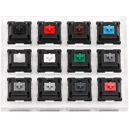 Akryl Tastatur Tester 12 Klar Keycap Sampler Cherry Mx Switch