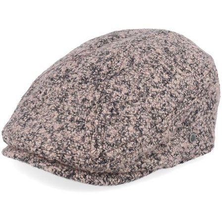 Upfront - Beige flatcap Keps - Newsboy Hat Pine Bark Flat Cap @ Hatstore