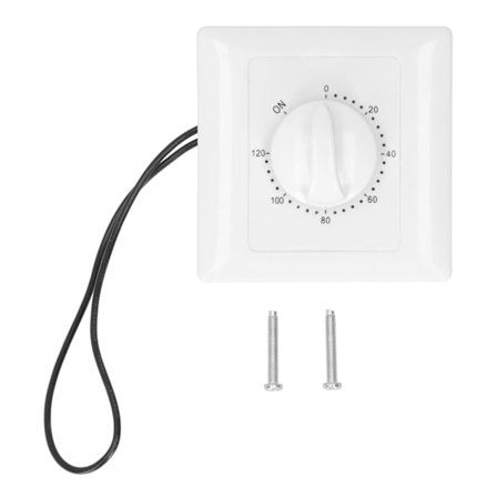 120 Minutter Intelligent Tidsbryter Kontroll Mekanisk Nedtellingstimer Bryter 220V