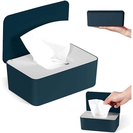 Våtservettdispenser med lock, våtservettlåda, hem eller kontor