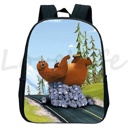 Sunlight Grizzy Karhu Reppu Lapset Tarha Koululaukut Lapset Piirretty Grizzy Ja Lemmingit Reppu Lapset Kirjareput