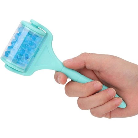 Mini isrulle ansiktsmassage skönhetsapparat, krymp porer, minska rynkor, fast hud, toningsutrustning