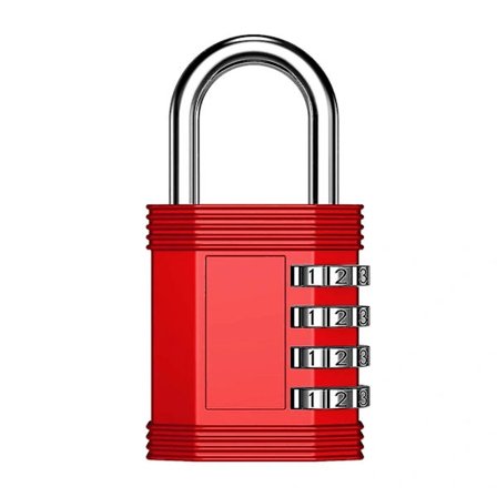 Udendørs kombinationslås, vejrbestandig lås til dør, skur, hegn, 4-cifret kombinationslås, fitnessrumsskab, skoleskab, garderobe osv.