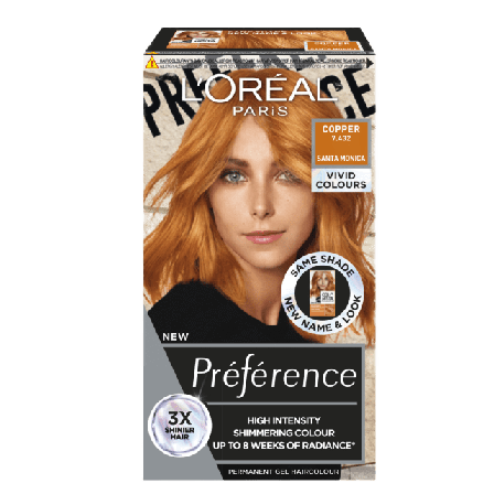 L'Oréal Paris Préférence Vivid Colors Hårfärg Unisex Brun 1 ST