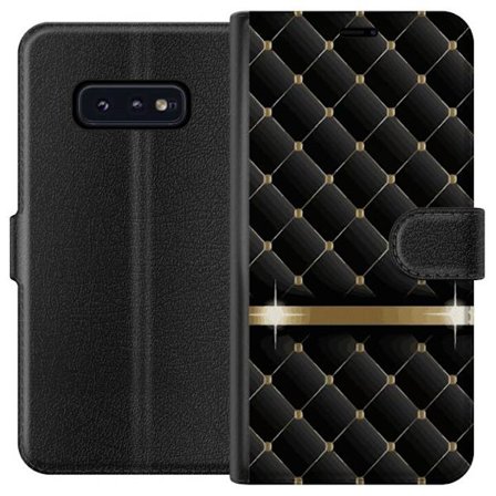 Kompatibel Tegnebogsetui til Samsung Galaxy S10e Luksus Sort