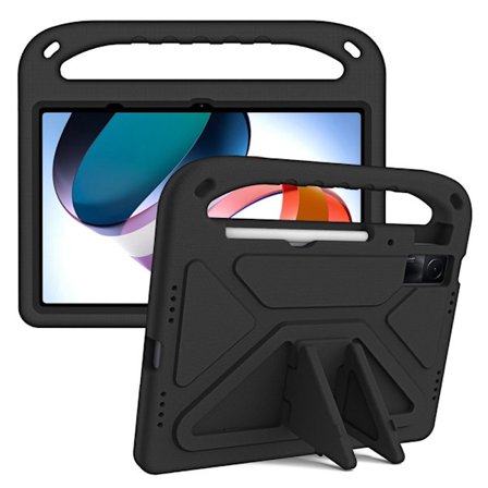 SKALO Xiaomi Redmi Pad Lapsikuori kahvalla ja jalustalla - Musta