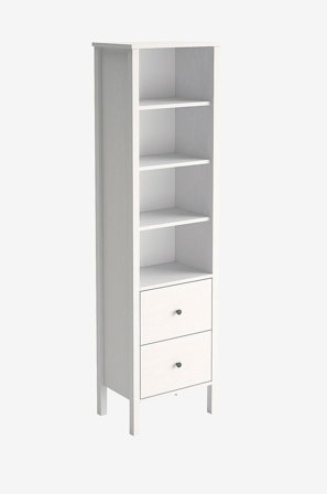 Hanah Home - Bokhylle Evan - Hvit - Bokhyller - Fra Homeroom