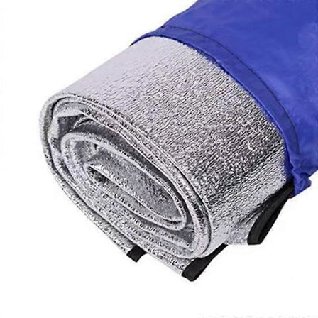 Ultralett Vanntett Campingmatte Piknikpledd Strandmadrass Liggeunderlag Aluminiumfolie Skummatte Utendørs Telt Fotavtrykk QYRoadWolf