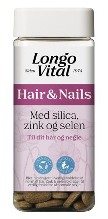 Longo Vital Hair & Nails 180 stk, Helse & Madvarer, Hud, Hår & Negle, Kosttilskud Til Neglene