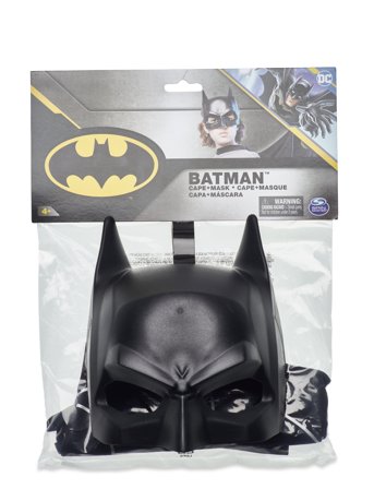 Batman Batman Cape & Mask Set - Black - ONE SIZE
