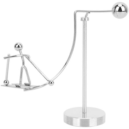 Newton Pendul Cradle Balance Ball Newton Cradle Pendul Borddekoration Newton Cradle Balance Ball Hjem Kontor Dekoration (ski) (FMY)