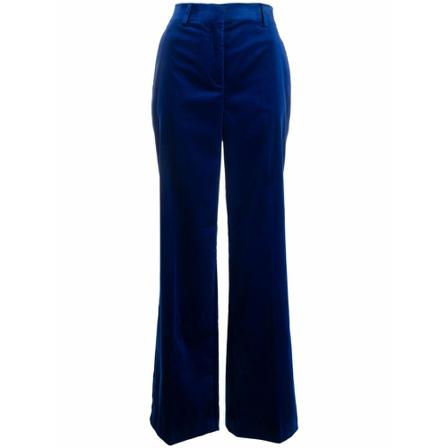 Alberta Ferretti, Wide Trousers Blauw, Dames, Maat:S