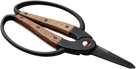 Barebones Garden Scissors Small Wallnut