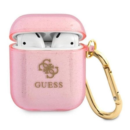 Guess Glitter Collection Skal AirPods - Rosa