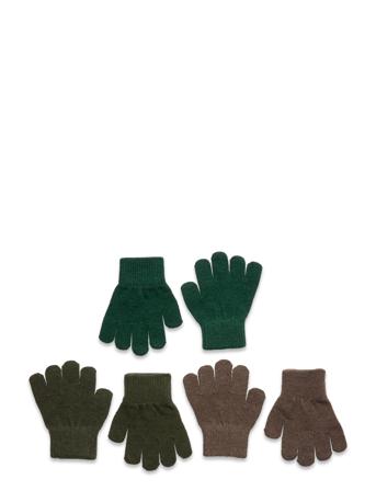 Magic Gloves 3 Pack Accessories Gloves & Mittens Mittens Multi/mønstret Mikk-line*Betinget Tilbud