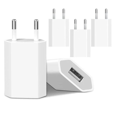 5 kpl 5V 1A Eu AC Koti Matka USB Seinälaturi IPhone 6 7 8 plus x xr 11 12 13 14
