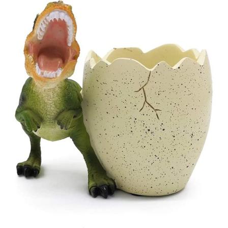 Dinosaurieägg Pennhållare T-Rex Skrivbordstillbehör Organizer