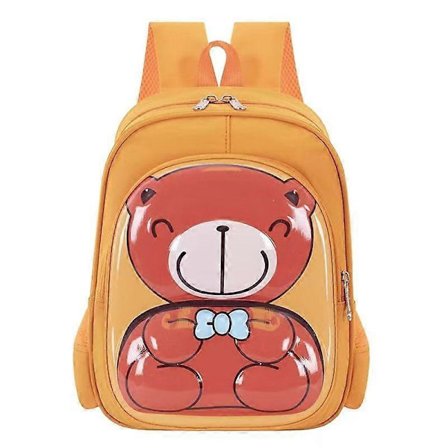 3D tecknad skolväska, lätt och enkel att bära, dagisryggsäck lämplig för pojkar och flickor Björn