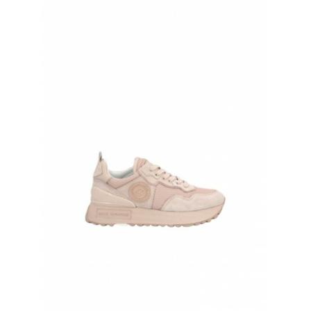 Liu Jo Mesh And Suede Platform Sneakers Pink, Dame, Størrelse: 38 EU