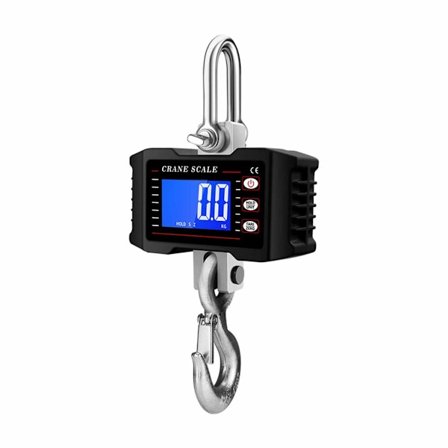 1000kg Elektronisk Hängvåg - Portabel LCD Kranvåg med Batteridrift för Industri, Jordbruk och Lager