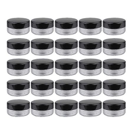 25 stk. Glasbeholdere Rejse Makeup Beholder Makeup Lotion Runde Dåser Makeup Krukker