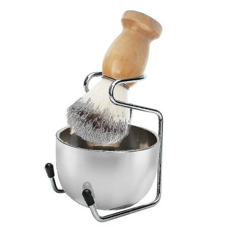 3 i 1 barberingssæt barberingsskål og barberingsstativ barberingsbørsteholder 6.15. juni