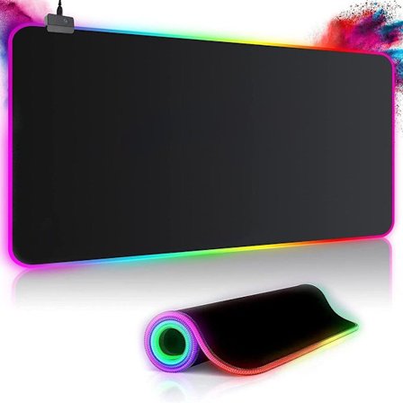Gaming Musematte RGB Musematte 800x300mm XXL Gaming Musematte Stor med 14