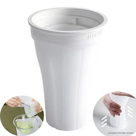 Squeeze Cup Maker, Slush Smoothie Cup, Slushy Maker Cup, Magic Quick Frozen Sundae Cup, Ice Shake Cup, Portable Homemade Smoothie Cup (Vit)