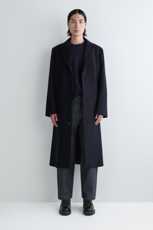 COS Männer Wanderstiefel Aus Leder in Schwarz