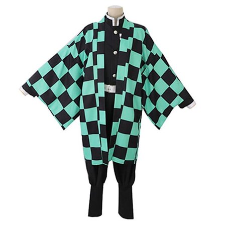 4-14 År Børne Cosplay Kostume Anime Outfits -Kamado Tanjiro