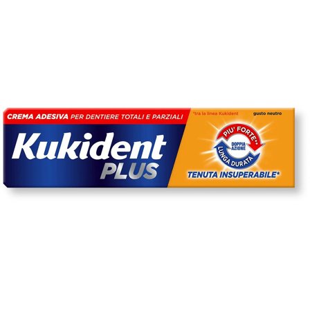 Kukident Plus Doppia Azione Gusto Neutro 40g