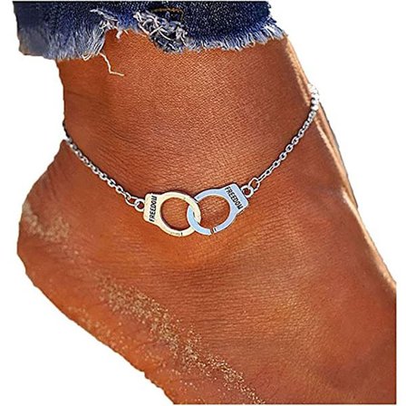 Käsiraudat nilkkakoru rannekoru söpö hopeiset nilkkaketjut ketjucharmi jalka korut tarvikkeet naisille ja teini-ikäisille tytöille kesäranta
