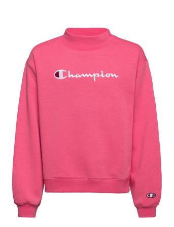 Crewneck Sweatshirt Sweat-shirt Genser Rosa Champion*Betinget Tilbud