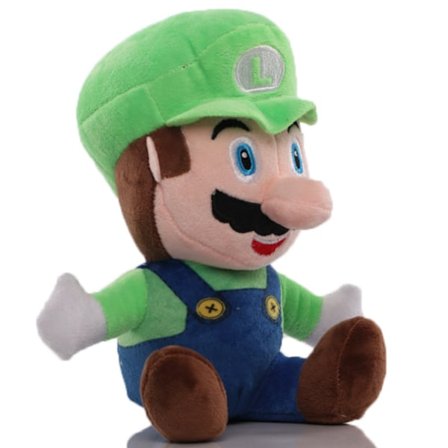 Super Mario Bros. Plysch, Mario och Luigi 22cm - Grön