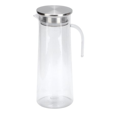 1,2L Akryl Transparent Juicepresser Kaldt Vann Mugge Krukke for Bar Hjemmebruk Rustfritt Stål Lokk