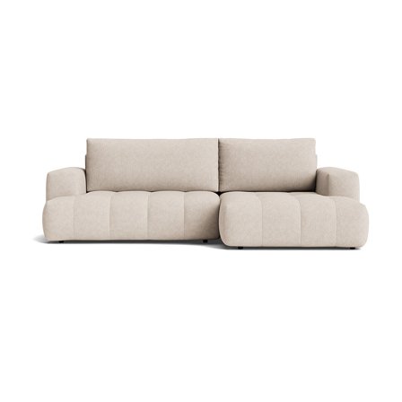 Dune chaiselong sovesofa, højrevendt - Aragon Beige - 294x162x89 - Sofa, sovesofa, chaiselong