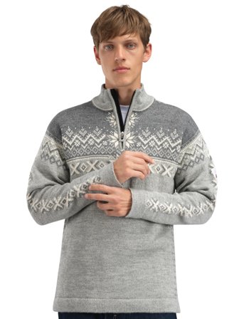 Dale of Norway 140Th Anniversary Masc Sweater - Grey - XXL