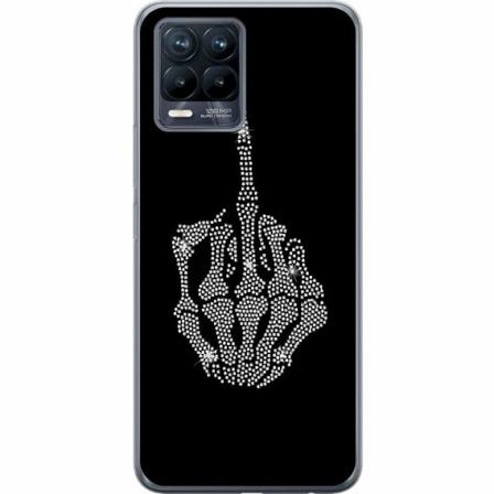 Realme 8 Genomskinligt Skal Fuck You Bling