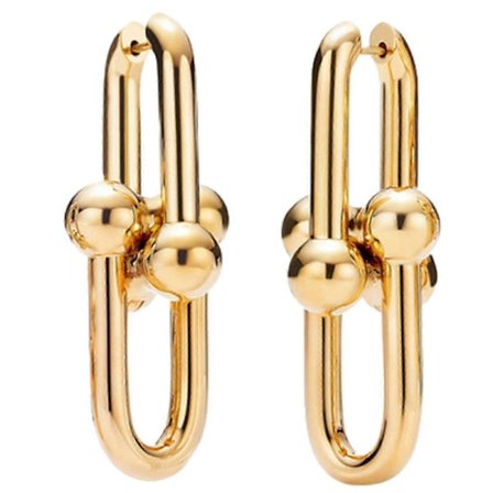 Elegante Hestesko Øreringe Smykker Alsidige Hesteskoformede Øreringe Øretilbehør Forbedrer Dit Modeudtryk (FMY)