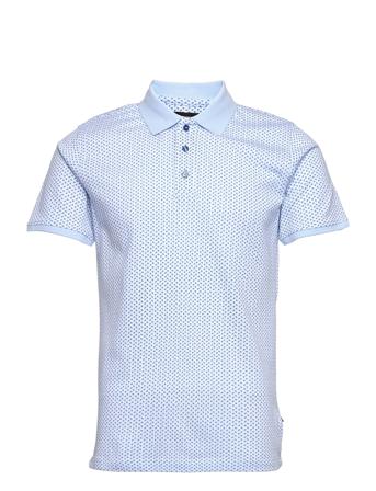 Mapoleo Print Polos Short-sleeved Blå Matinique