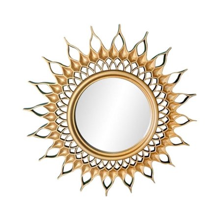 1/2/3/5 Nordic Wall Mirror Guld Ram Små speglar för korridor - high quality